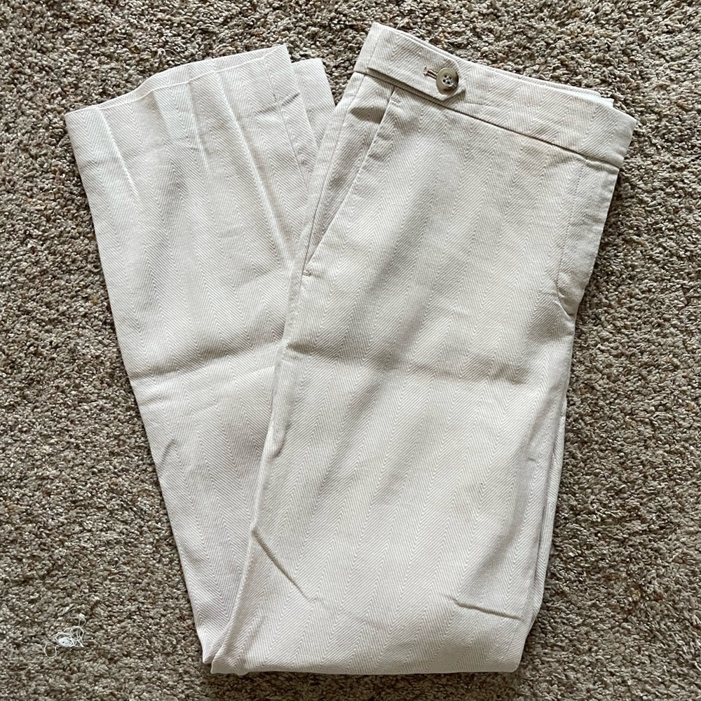 Ann Taylor Cream Trousers